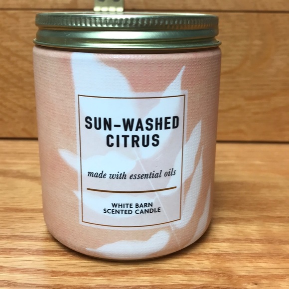 NWT Bath & Body Works Sun-Washed Citrus Candle